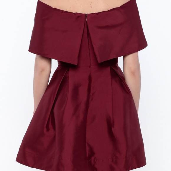 Formal prom wedding off shoulder dress - Picture 3 of 6